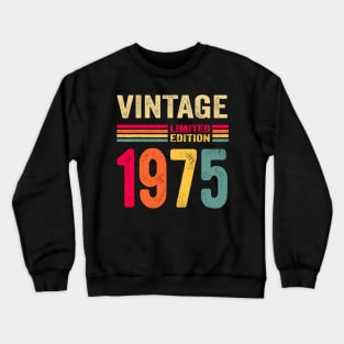 Vintage 1975 Limited Edition Birthday Crewneck Sweatshirt